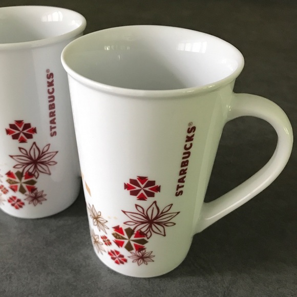 Starbucks Set of Two 12 oz Art Deco 2014 Mug